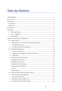 L'education des filles pauvres A Lyon (1665-1790)