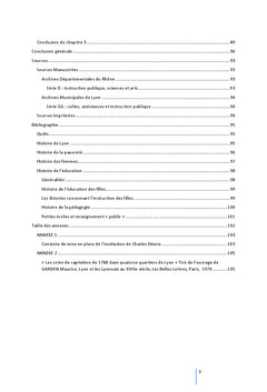 L'education des filles pauvres A Lyon (1665-1790)