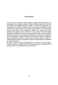 Déterminants biochimiques de la durabilité naturelle du bois de teck