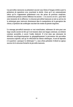 Les stéréotypes stigmatisant la femme: cas des proverbes marocains
