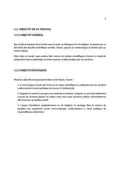 Fabrication indigène du sel