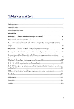 Exploitation des sables bitumineux: un ou des conflits ?