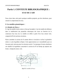 Prédiction du comportement mécanique unidirectionnel des tissus
