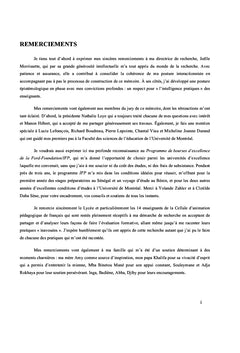 Façons de faire l'évaluation formative d'enseignants de français