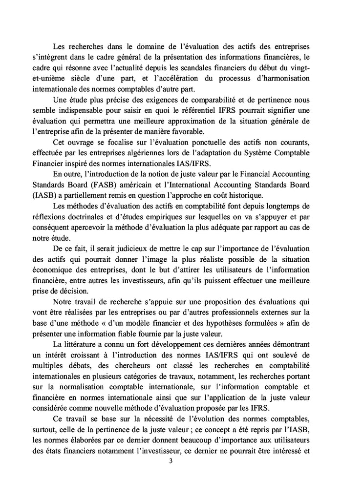 Appliquer les normes comptables internationales IAS/IFRS en Algérie ?