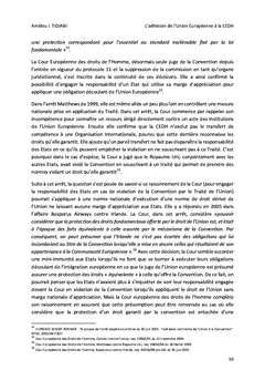 L'adhesion de l'Union europeenne A la CeDH