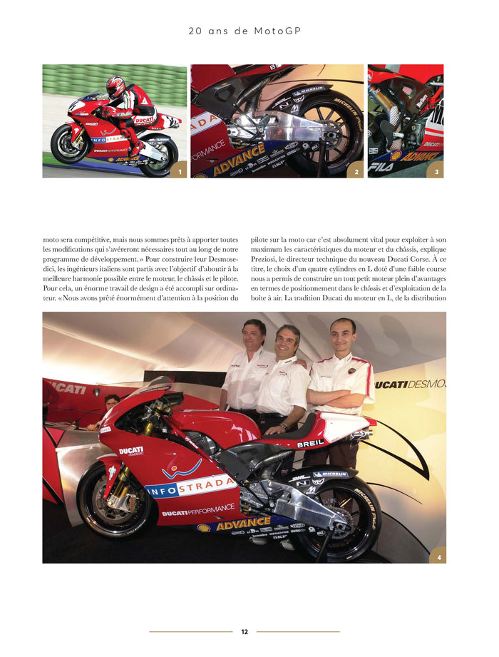 Moto Ducati: 20 ans de Moto GP