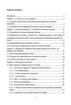 Le role de la Chine dans la crise economique mondiale