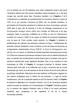 Le role de la Chine dans la crise economique mondiale
