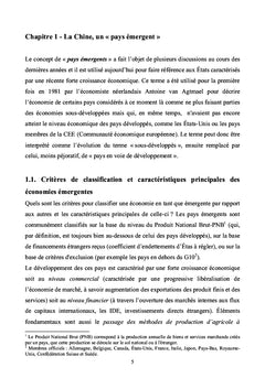 Le role de la Chine dans la crise economique mondiale