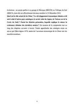 Le role de la Chine dans la crise economique mondiale