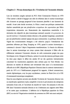 Le role de la Chine dans la crise economique mondiale