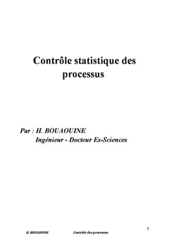 Contrôle statistique des processus
