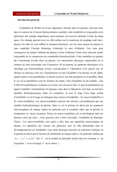 L'instabilite de Weibel Relativiste