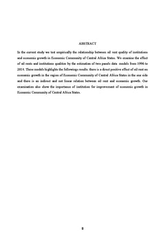 Croissance économique et institutions
