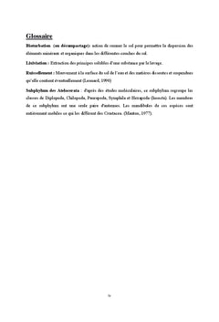 Impact du Bendiocarbe 0.1% sur les Arthropodes du Sol