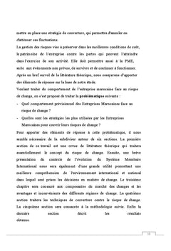 Risque de change et stratégies de couverture