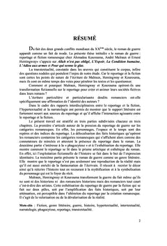 Le roman de guerre : reportage et fiction romanesque chez Ahmadou Kour
