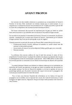 Principales zoonoses parasitaires et facteurs de propagations