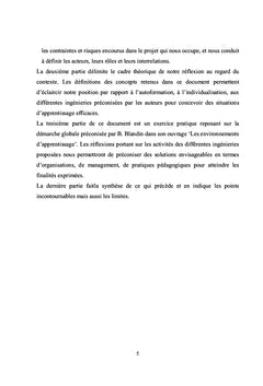 Élaborer un environnement d'apprentissage