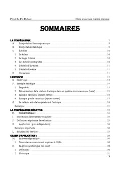 La Température Négative