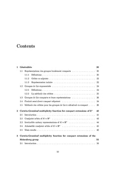 Fonction de multiplicité de Corwin-Greenleaf