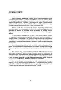 Influence de 3 produits de nettoyage prothétique sur la résine