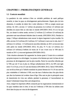 La prévention de la transmission mére-enfant du VIH au Sénégal