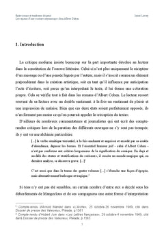 Entre ironie et tendresse de pitié