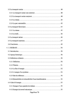 Analyse du secteur des transports du Sénégal