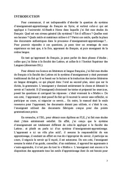 Place et role des documents authentiques dans une classe de FLE