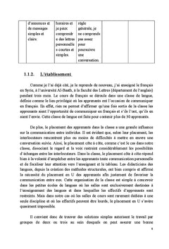 Place et role des documents authentiques dans une classe de FLE