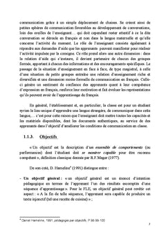 Place et role des documents authentiques dans une classe de FLE