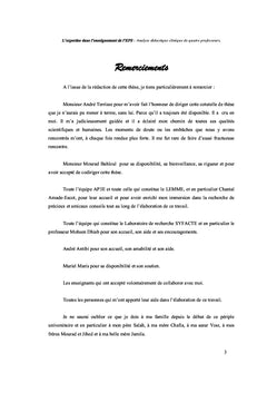 L'expertise dans l'enseignement de l'Education Physique et Sportive