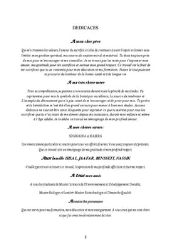 L'erosion et l'infiltration dans differentes occupations des sols