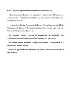 La dynamique intrapreneuriale et l'emploi
