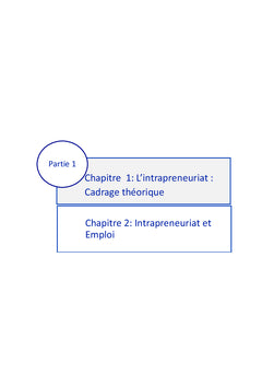 La dynamique intrapreneuriale et l'emploi