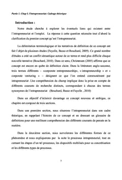 La dynamique intrapreneuriale et l'emploi