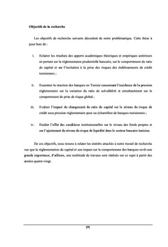 Reglementation prudentielle, ratio de capital et prise des risques