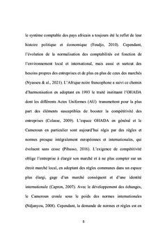 Linking OHADA and IFRS standards
