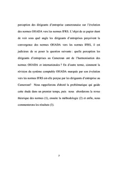 Linking OHADA and IFRS standards