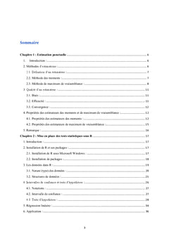 Mise en place des tests statistiques sous logiciel R