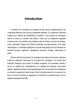 Mise en place des tests statistiques sous logiciel R