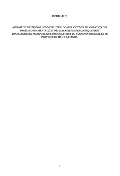 Droits de l'Homme des communautes locales violes au quotidien
