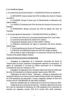 Droits de l'Homme des communautes locales violes au quotidien