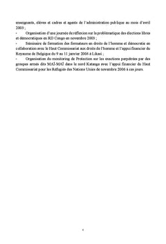 Droits de l'Homme des communautes locales violes au quotidien