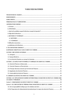 Droits de l'Homme des communautes locales violes au quotidien
