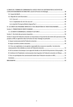 Droits de l'Homme des communautes locales violes au quotidien