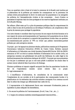 Droits de l'Homme des communautes locales violes au quotidien