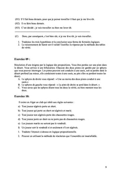 Manuel de programmation logique avec des exercices corrigés